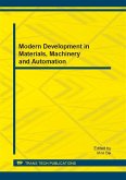 Modern Development in Materials, Machinery and Automation (eBook, PDF)