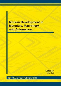 Cover Modern Development in Materials, Machinery and Automation (eBook, PDF)