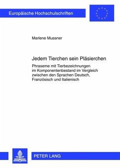 Jedem Tierchen sein Plaesierchen (eBook, PDF) - Mussner, Marlene