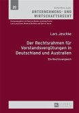 Der Rechtsrahmen fuer Vorstandsverguetungen in Deutschland und Australien (eBook, PDF)