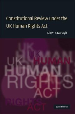 Cover Constitutional Review under the UK Human Rights Act (eBook, ePUB)