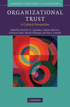 Cover Organizational Trust (eBook, ePUB)