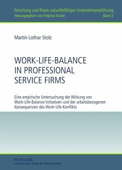 Work-Life-Balance in Professional Service Firms (eBook, PDF) - Stolz, Martin Lothar