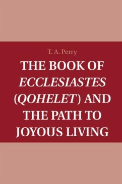 Cover Book of Ecclesiastes (Qohelet) and the Path to Joyous Living (eBook, PDF)