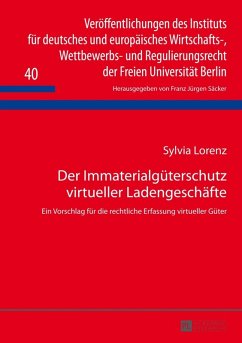 Der Immaterialgueterschutz virtueller Ladengeschaefte (eBook, PDF) - Lorenz, Sylvia