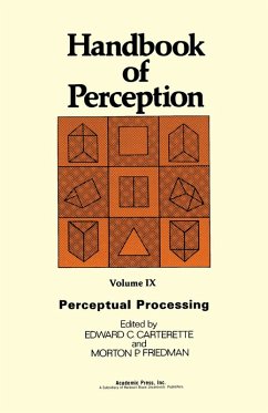 Handbook of Perception: Perceptual Processing v. 9 (eBook, PDF) - Swaine