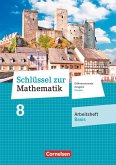 Schlüssel zur Mathematik 8. Schuljahr - Differenzierende Ausgabe Hessen - Arbeitsheft Basis mit eingelegten Lösungen