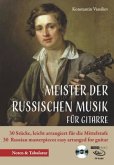 Meister der russischen Musik, Bearbeitungen für Gitarre, m. 1 Audio-CD