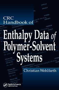 CRC Handbook of Enthalpy Data of Polymer-Solvent Systems (eBook, PDF) - Wohlfarth, Christian