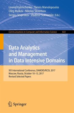 Data Analytics and Management in Data Intensive Domains