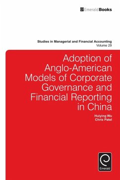 Cover Adoption of Anglo-American models of corporate governance and financial reporting in China (eBook, ePUB)