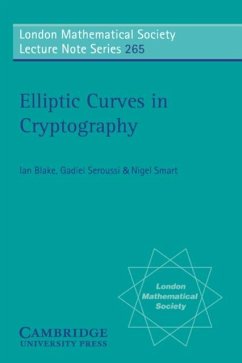 Elliptic Curves in Cryptography (eBook, PDF) - Blake, I.