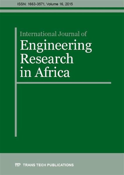 International Journal of Engineering Research in Africa Vol. 16 (eBook, PDF) International Journal of Engineering Research in Africa Vol. 16 (eBook, PDF)