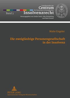 Die zweigliedrige Personengesellschaft in der Insolvenz (eBook, PDF) - Engeler, Malte