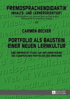 Portfolio als Baustein einer neuen Lernkultur (eBook, PDF) - Becker, Carmen