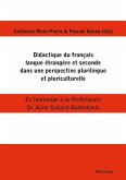 Didactique du francais langue etrangere et seconde dans une perspective plurilingue et pluriculturelle (eBook, ePUB)