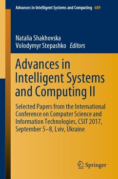 Advances in Intelligent Systems and Computing II (eBook, PDF)