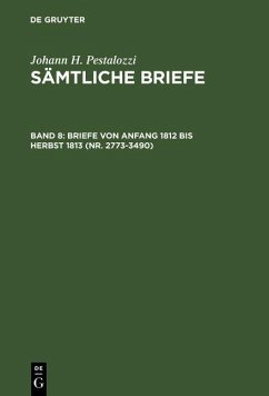 Cover Briefe von Anfang 1812 bis Herbst 1813 (Nr. 2773-3490) (eBook, PDF)