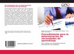 Procedimiento para la determinación de necesidades de aprendizaje - Yero Domínguez, Maikel;Bello Rodríguez, Ana Angelia;Garcia Lopez, Rosa Maria