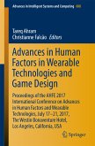 Advances in Human Factors in Wearable Technologies and Game Design (eBook, PDF)