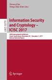 Information Security and Cryptology - ICISC 2017 (eBook, PDF)