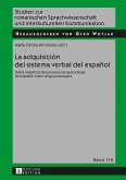 La adquisicion del sistema verbal del espanol (eBook, ePUB)