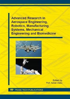 Cover Advanced Research in Aerospace Engineering, Robotics, Manufacturing Systems, Mechanical Engineering and Biomedicine (eBook, PDF)