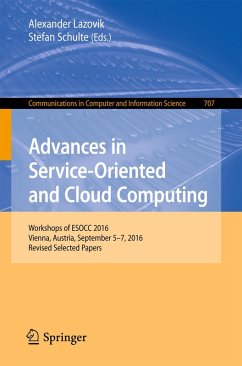 Advances in Service-Oriented and Cloud Computing (eBook, PDF)
