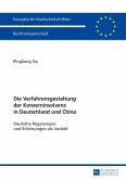 Die Verfahrensgestaltung der Konzerninsolvenz in Deutschland und China (eBook, ePUB)
