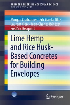 Lime Hemp and Rice Husk-Based Concretes for Building Envelopes (eBook, PDF) - Chabannes, Morgan; Garcia-Diaz, Eric; Clerc, Laurent; Bénézet, Jean-Charles; Becquart, Frédéric