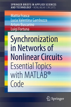 Synchronization in Networks of Nonlinear Circuits (eBook, PDF) - Frasca, Mattia; Gambuzza, Lucia Valentina; Buscarino, Arturo; Fortuna, Luigi