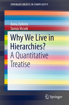 Why We Live in Hierarchies? (eBook, PDF) - Zafeiris, Anna; Vicsek, Tamás