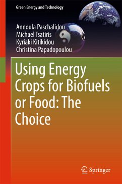 Using Energy Crops for Biofuels or Food: The Choice (eBook, PDF) - Paschalidou, Annoula; Tsatiris, Michael; Kitikidou, Kyriaki; Papadopoulou, Christina