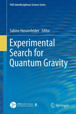 Cover Experimental Search for Quantum Gravity (eBook, PDF)