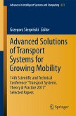 Advanced Solutions of Transport Systems for Growing Mobility (eBook, PDF)