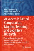 Advances in Neural Computation, Machine Learning, and Cognitive Research (eBook, PDF)