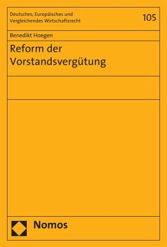 Reform der Vorstandsvergütung (eBook, PDF) - Hoegen, Benedikt
