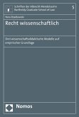 Recht wissenschaftlich (eBook, PDF)