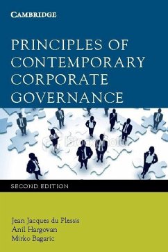 Principles of Contemporary Corporate Governance (eBook, ePUB) - Plessis, Jean Jacques Du