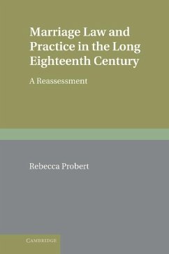 Cover Marriage Law and Practice in the Long Eighteenth Century (eBook, ePUB)