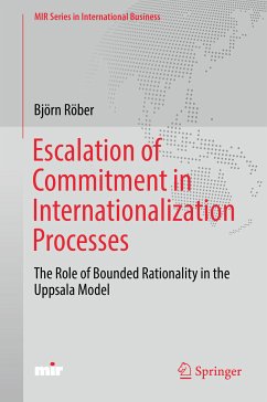 Escalation of Commitment in Internationalization Processes (eBook, PDF) - Röber, Björn