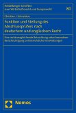 Funktion und Stellung des Abschlussprüfers nach deutschem und englischem Recht (eBook, PDF)