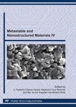 Cover Metastable and Nanostructured Materials IV (eBook, PDF)
