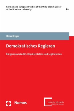 Demokratisches Regieren (eBook, PDF) - Kleger, Heinz