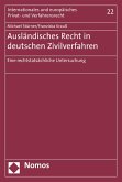 Ausländisches Recht in deutschen Zivilverfahren (eBook, PDF)