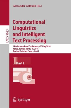 Computational Linguistics and Intelligent Text Processing (eBook, PDF)