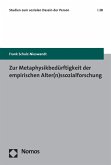 Zur Metaphysikbedürftigkeit der empirischen Alter(n)ssozialforschung (eBook, PDF)