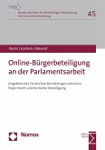 Online-Bürgerbeteiligung an der Parlamentsarbeit (eBook, PDF)