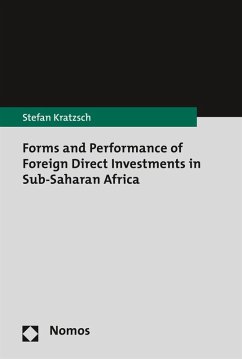 Cover Forms and Performance of Foreign Direct Investments in Sub-Saharan Africa (eBook, PDF)