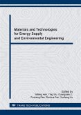 Materials and Technologies for Energy Supply and Environmental Engineering (eBook, PDF)